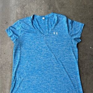 Under Armour Blue Fitted Short Sleeve T-Shirt